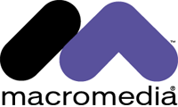 Logo spoločnosti Macromedia